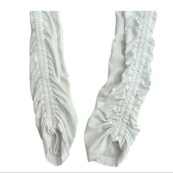 FABLETICS Cashel Foldover PureLuxe Legging Small White Sheer Legs - Picture 11 of 12